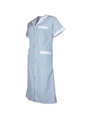 Blouse travail femme manches courtes Maria DMD bleu cotepro.fr