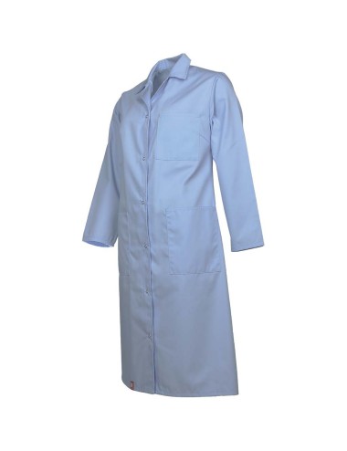 Blouse travail femme Annie manches longues DMD bleu ciel cotepro.fr