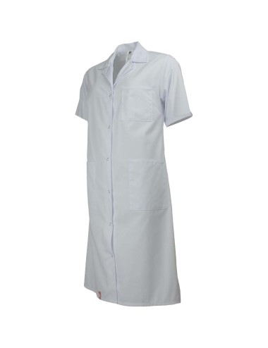 Blouse travail femme Annie manches courtes DMD blanc cotepro.fr