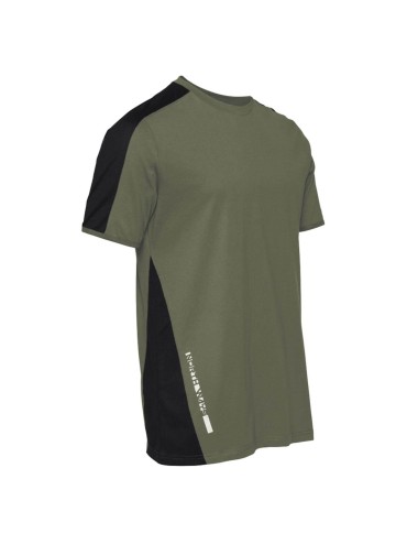 Tee shirt manches courtes contraste Andy North Ways vert vue 2 cotepro.fr