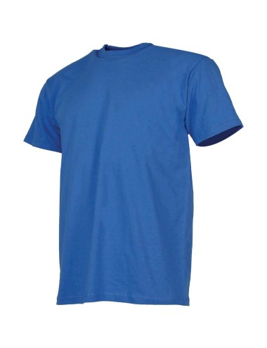 Tee shirt travail manches courtes coton DMD bleu cotepro.fr