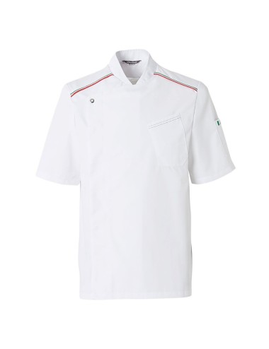 Veste cuisine pizzaiolo manches courtes Mezzo Molinel vue 1 cotepro.fr