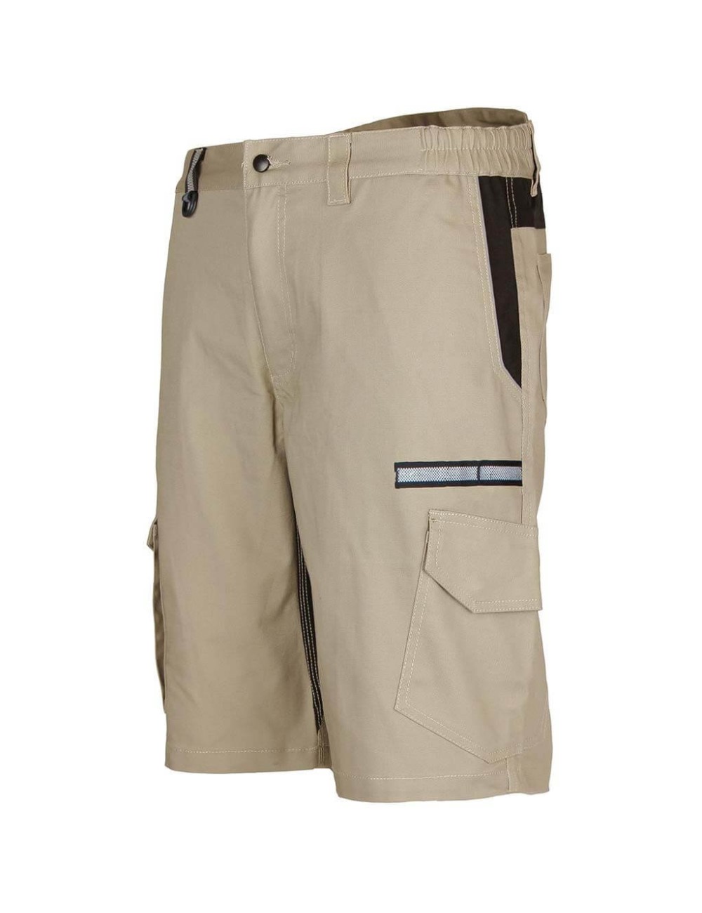 Bermuda travail stretch confort batiwork DMD beige cotepro.fr