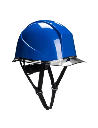Casque chantier visiere transparente skyview Portwest bleu vue 1 cotepro.fr