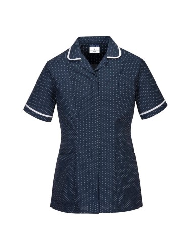 Tunique manches courtes femme travail stretch LW19 Portwest marine cotepro.fr