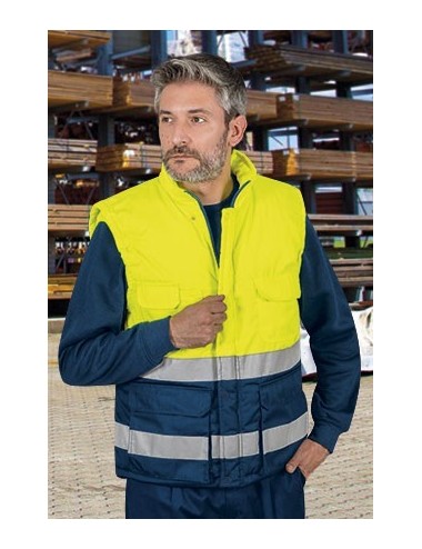 Gilet sans manche haute visibilité Bergen Valento