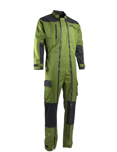 Combinaison travail double zip bicolore Trident LMA cotepro