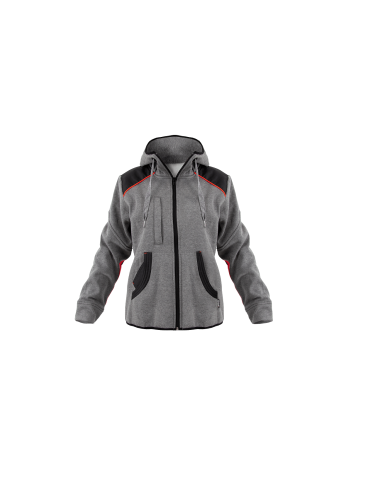 Veste molleton capuche femme Scarlett LMA cotepro vue 1