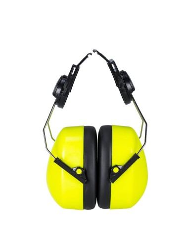 Casque anti bruit avec clip endurance HV SNR 25dB Portwest