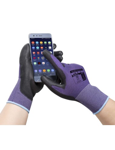 Gant de travail compatible ecran tactile Portwest cotepro.fr