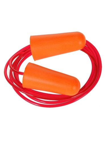 Bouchon antibruit mousse PU avec cordon boite de 200 cotepro.fr