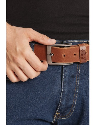 Ceinture en cuir boucle Acier Colonel Rica Lewis
