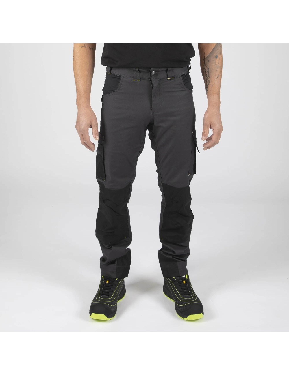 Pantalon de travail Adam gris Nine Worths cotepro