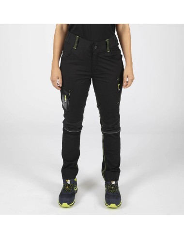 Pantalon travail femme slim fit Lucie Nine Worths marine cotepro.fr