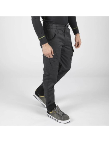 Pantalon de travail multipoches pour homme Antras NW gris