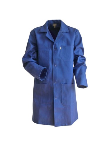 Blouse travail bleu bugatti manches longues limeur LMA cotepro