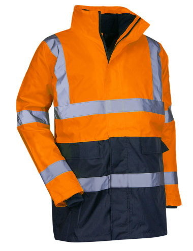 Parka haute visibilité 4 en 1 Prevention EN20471 LMA orange