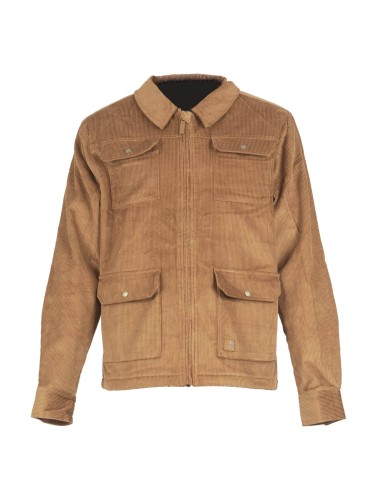 Surchemise de travail doublée Yoan Nine Worths camel vue 1