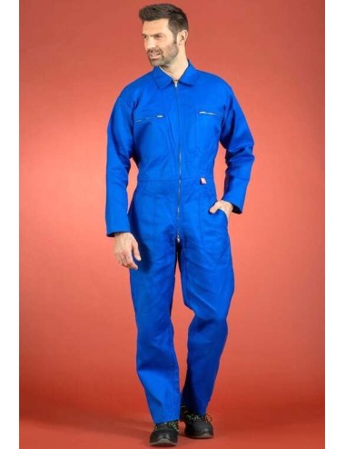 Combinaison travail fermeture glissiere coton eco DMD bleu cotepro