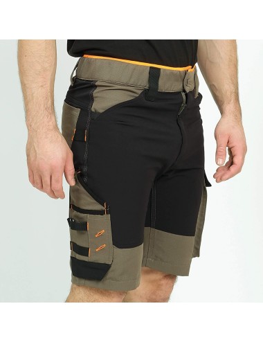 Bermuda de travail stretch Lanne Nine Worths kaki