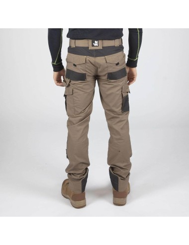 Pantalon travail robuste Adam brun ou marine Nine Worths cotepro vue 1