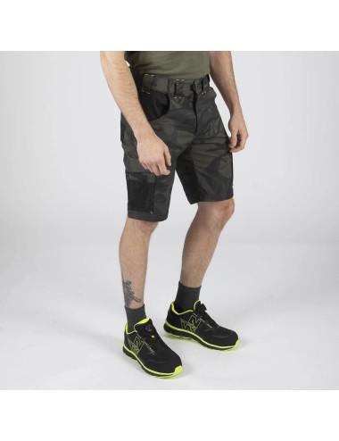 Bermuda travail Ripstop camo Wood Jack Nine Worths vue 1
