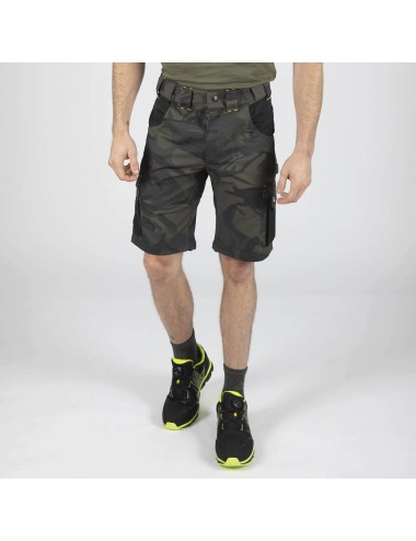 Bermuda travail Ripstop camo Wood Jack Nine Worths vue 3