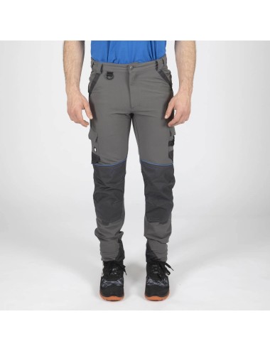 pantalon travail confort stretch Sacha Nine Worths gris vue 1