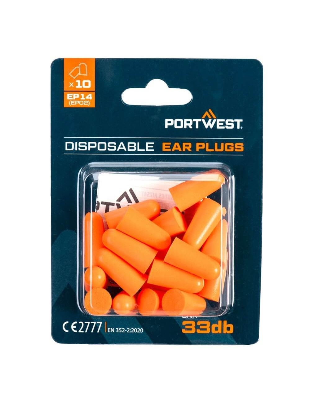 Boite de 10 bouchons d'oreilles EP14 Portwest