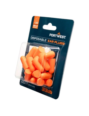 Boite de 10 bouchons d'oreilles EP14 Portwest
