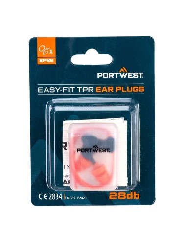 Bouchons d'oreilles réutilisables avec cordon EP22 Portwest