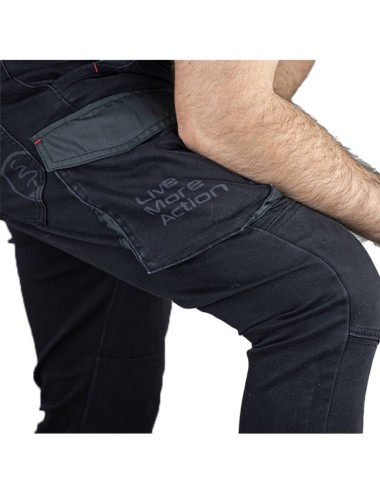 Pantalon jogging en jeans denim Victory LMA vue 1
