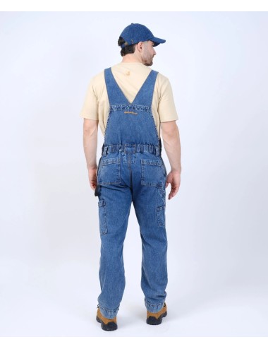 Salopette travail mixte Balto Nine Worths denim jeans vue 2