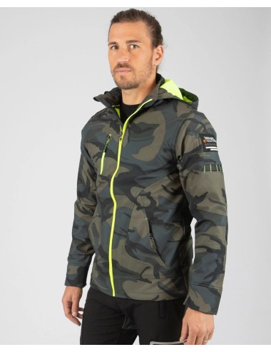 Veste softshell imperméable Borel Nine Worths wood vue 1
