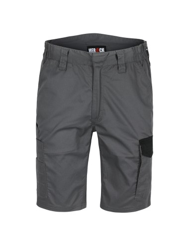 bermuda de travail slim fit stretch deperlant multi poches professionnel été robuste