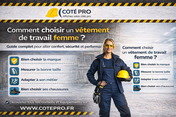 Comment choisir un vêtement de travail femme : guide complet pour allier confort, sécurité et performance